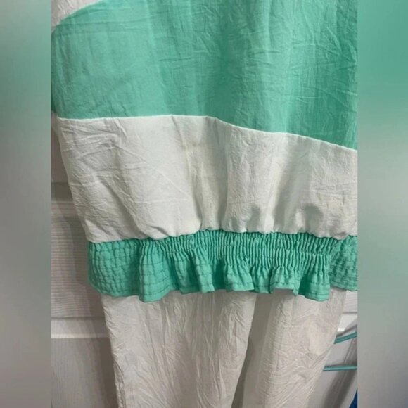 Vintage Picket & Post Women’s Windsuit Top Pants Size Medium 80’s Retro White - Picture 2 of 9